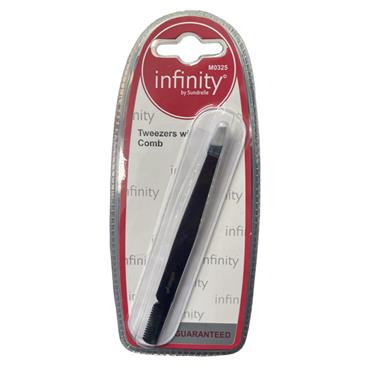 INFINITY TWEEZERS WITH COMB