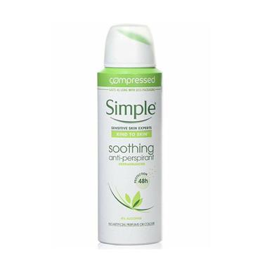 SIMPLE SOOTHING ANTI PERSPIRANT SPRAY 125ML
