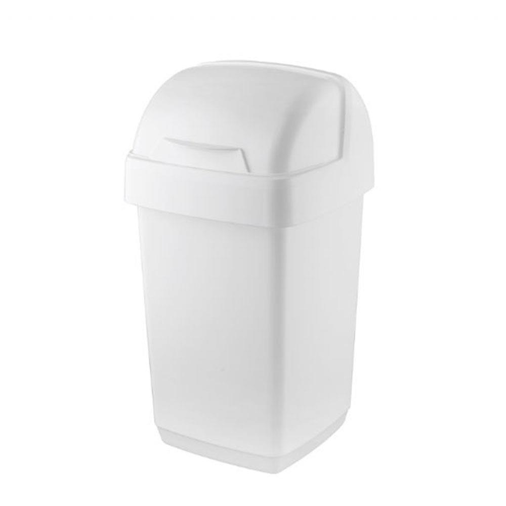 10 Litre Roll Top Bin (White) Your Home and Garden