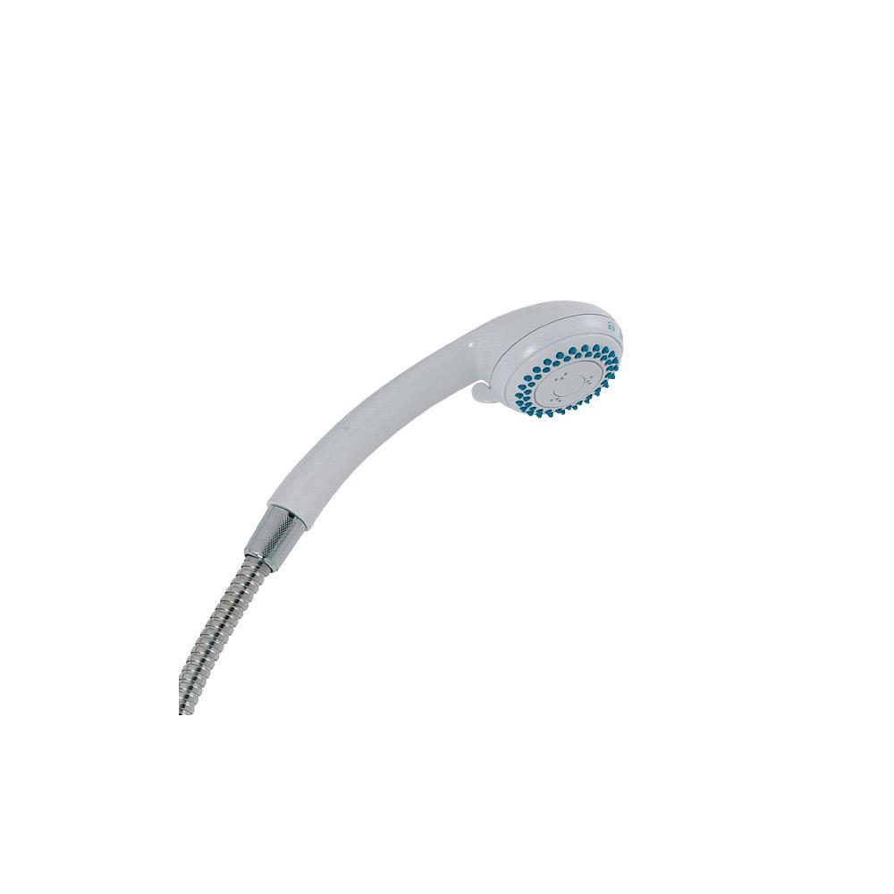 White sabichi shower head with 150cm hose Your Home and Garden