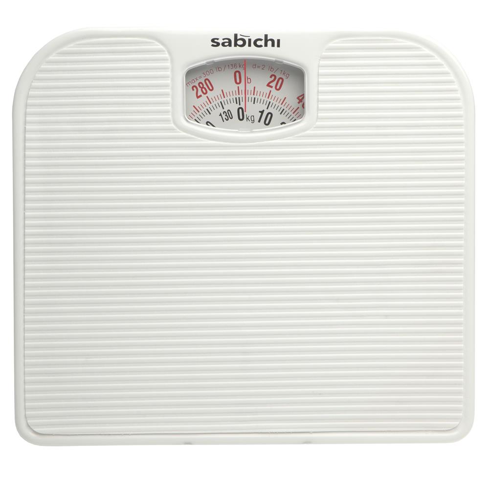 Sabichi Mechanical Bathroom Scales White Your Home and Garden