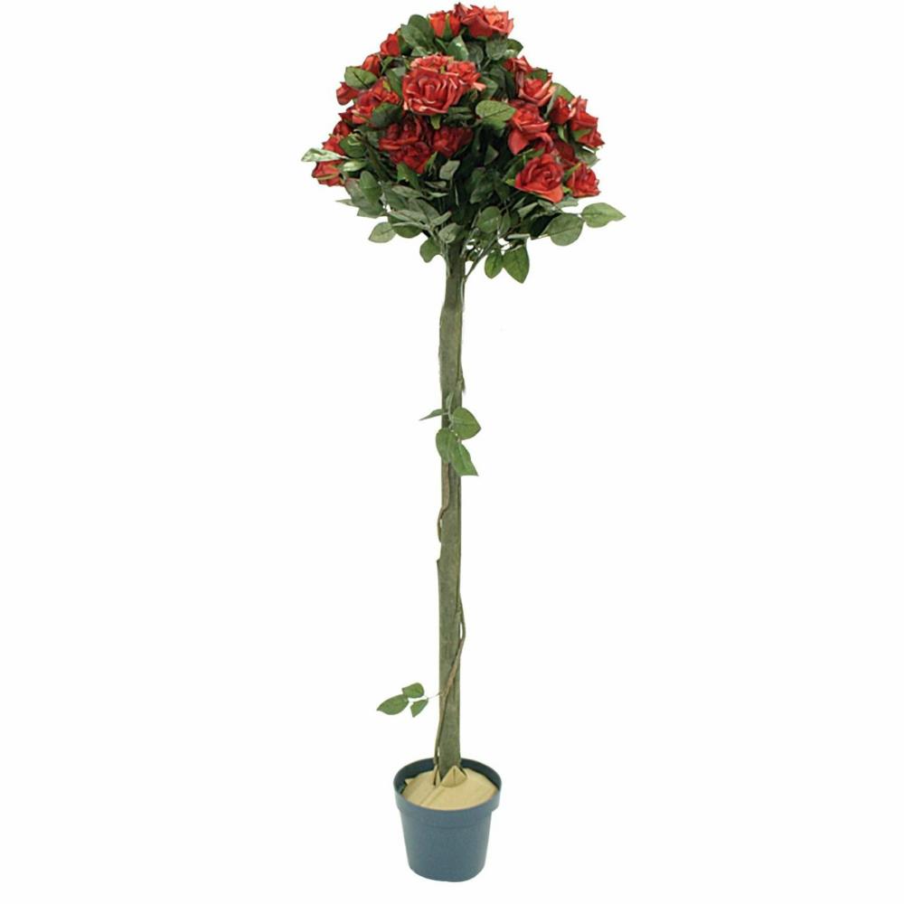 Nearly Natural Rose Tree Red 4ft Your Home and Garden