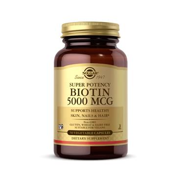 Solgar Biotin 5000 Ug - 50 Capsules