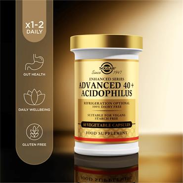 Solgar Advance Acidophilus 40+ - 60 Capsules