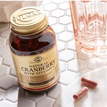 Solgar Cranberry with Vitamin C - 60 Capsules