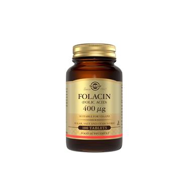 Solgar Folacin ( Folic Acid ) 400uq - 100 Tablets 