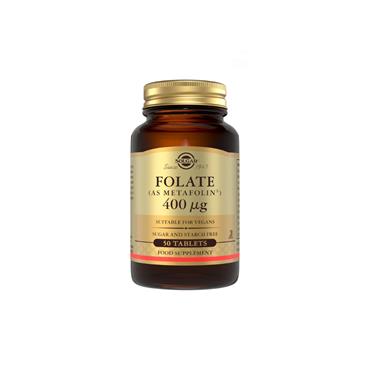 Solgar Folate (As metafolin) 400ug - 50 Tablets