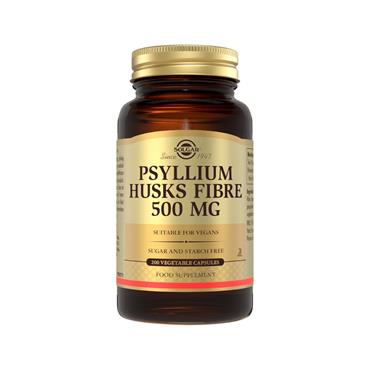 Solgar Psyllium Husk Fibre 500MG - 200 Capsules