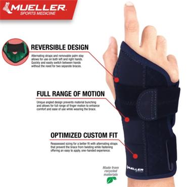 Mueller Reversible Wrist Brace - One Size 