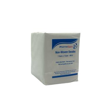 Pharmacare Non-Woven Swabs 3"X3" - 4 Ply 100Pcs