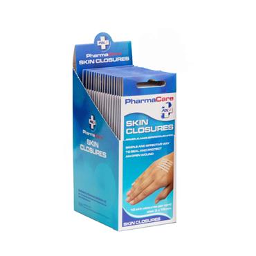 Pharmacare Skin Closure Strips 3x75mm - 10 Pack