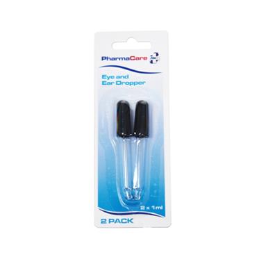 Pharmacare Eye and Ear Dropper 1ml - 2 Pack