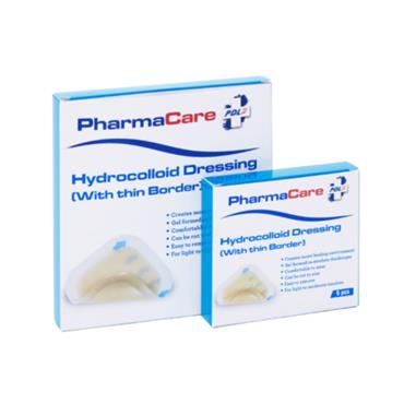 Pharmacare Hydrocolloid Dressing with Border 10x10cm - 6 pack