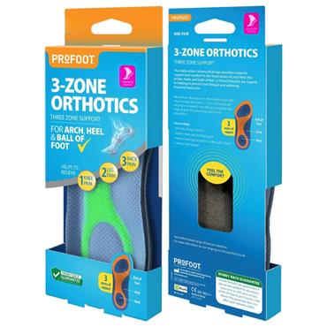 ProFoot 3 Zone Orthotics 3/4 - Women's