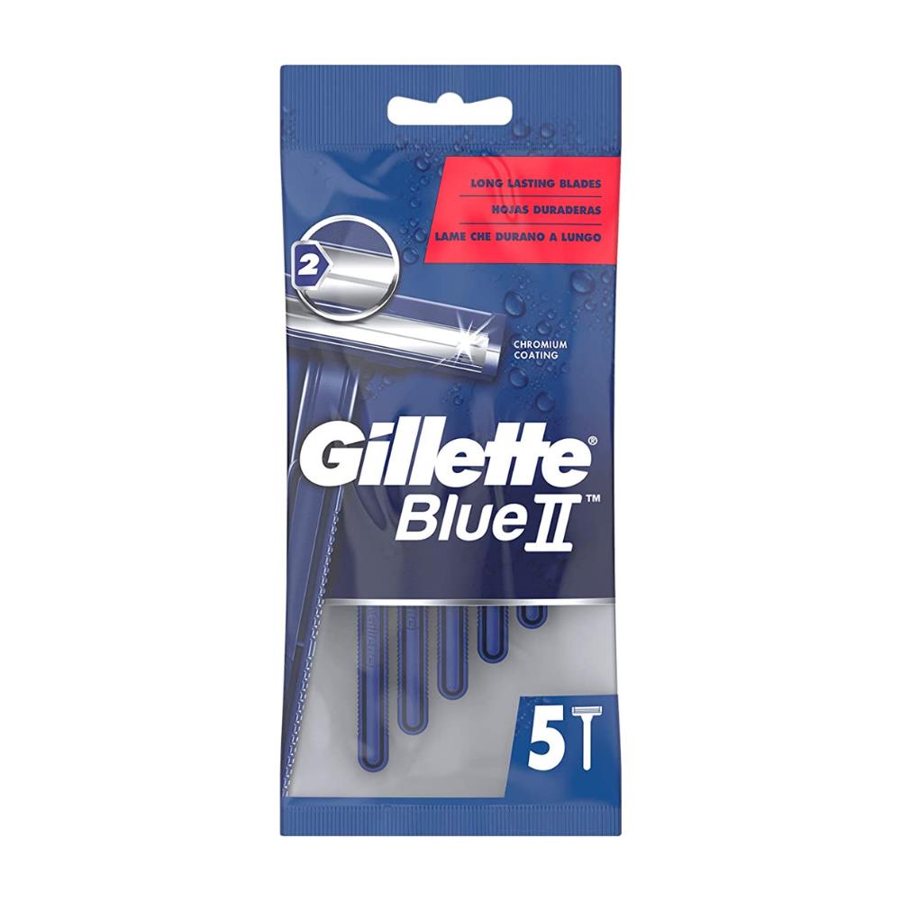 Gillette Blue II Disposable Razors 5 Pack