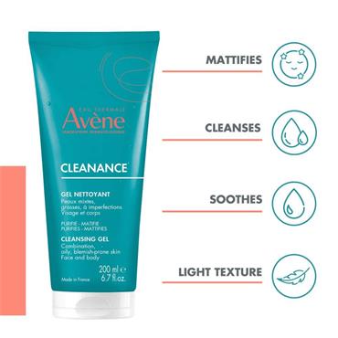 Avene Cleanance Cleansing Gel Tube 200ml
