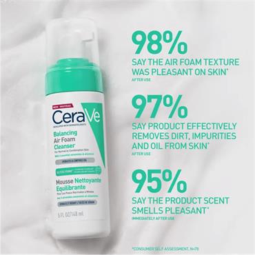 CeraVe Balancing Air Foam Facial Cleanser - 148Ml