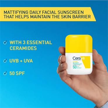 CeraVe Invisibale Dry Touch Fluid Sunscreen Spf50+ - 50Ml