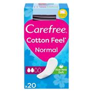 CareFree Cotton Feel Panty Liners - Normal Aloe - 20 Pack