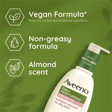 Aveeno Daily Moisturising Creamy Oil Almond Scent 300ml