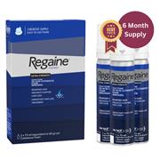 Regaine For Men Extra Strength Foam 5% Minoxidil - 6 month supply 
