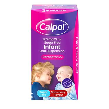 Calpol Infant 120Mg/5Ml Oral Suspension 2Months+ Sugar Free 140Ml
