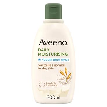 Aveeno Daily Moisturising Yoghurt Body Wash Vanilla and Oat 300ml