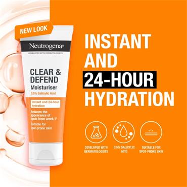 Neutrogena Clear & Defend Moisturiser - 50Ml