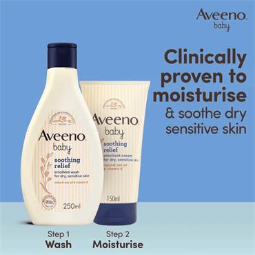 Aveeno Baby Soothing Relief Emollient Cream 150ml 