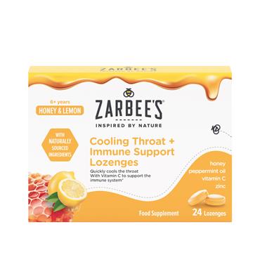 ZARBEE'S Coolong Throat+Immune Support Lozenges 24