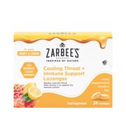 ZARBEE'S Zarbee's Throat + Immune Support Honey Lemon Lozenges - 24 Pack