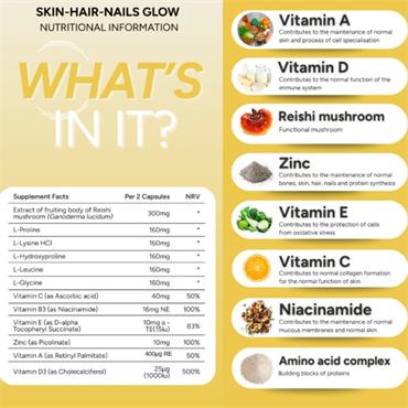 Fabu By Laura Dowling Skin Glow - 60 Capsules