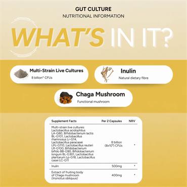 Fabu By Laura Dowling Gut Culture - 60 Capsules