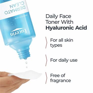 Eucerin Dermato Clean Hylauron toner Lotion - 200ml