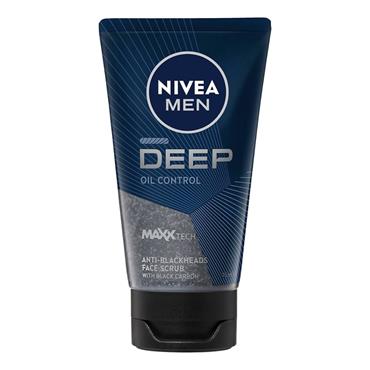 Nivea Men Deep Oil Control Anti-Blackhead Face Scrub 75ml