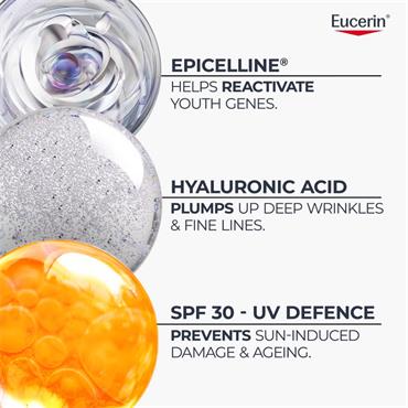 Eucerin Hyaluron Fille + Longevity Epigenetic Day Care  Cream Spf30 - 50Ml  