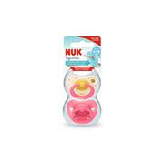NUK Signature Soothers Pink 6-18 M- 2 Pack