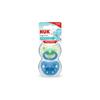 NUK Signature Soothers Blue 6-18 M- 2 Pack 