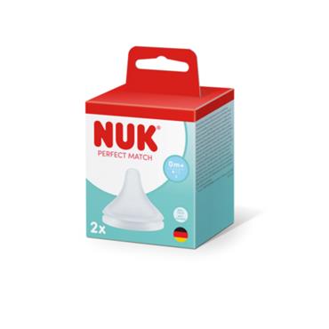 Nuk Perfect Match Teats Small 0M+ - 2 Pack