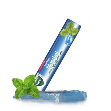 Vicks Menthol Lozenges With Cooling Menthol 42G - Sugar Free