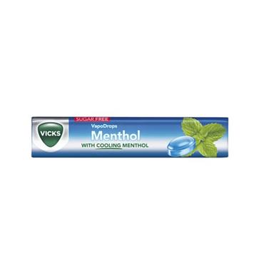 Vicks Menthol Lozenges With Cooling Menthol 42G - Sugar Free
