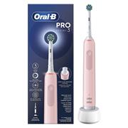 Oral B Pro 3 3000 3D White Electric Toothbrush - Pink