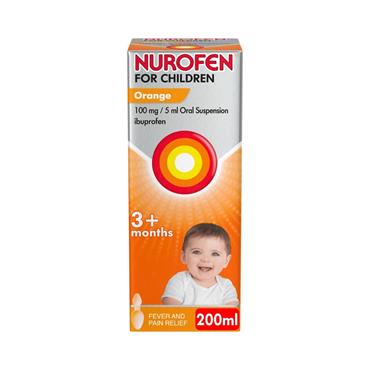 For Children 3 Months Plus Orange 100Mg/5Ml Oral Suspension 200Ml