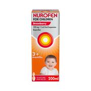Nurofen For Children 3 Months Plus Strawberry Oral Suspension 200ml