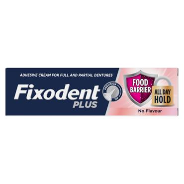 Fixodent Plus Food Barrier - No Flavour 40g