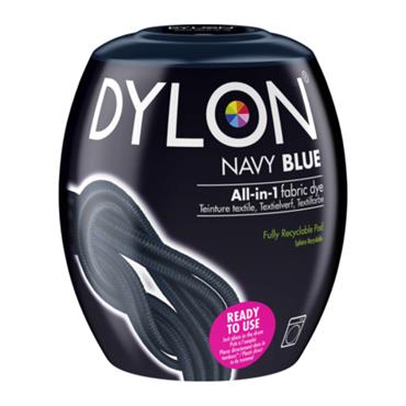Dylon All-in-1 Fabric Dye Machine Pod - Navy Blue 350g