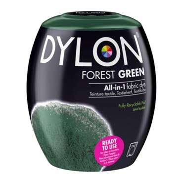 Dylon All-in-1 Fabric Dye Machine Pod - Forest Green 350g