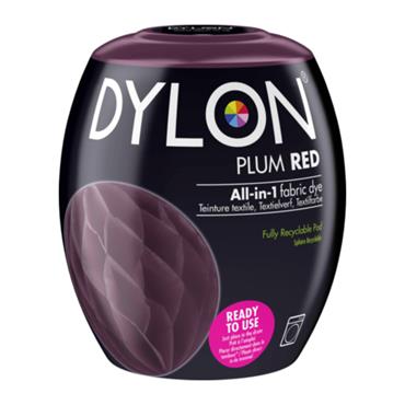 Dylon All-in-1 Fabric Dye Machine Pod - Plum Red 350g