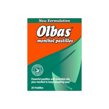 Olbas Menthol Pastilles - 20 Pack