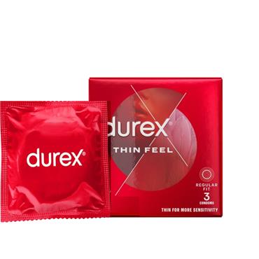 Durex Thin Feel Condoms - 3 Pack